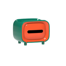 Load image into Gallery viewer, New multifunctional creative cute magnetic plastic tissue box