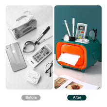 Load image into Gallery viewer, New multifunctional creative cute magnetic plastic tissue box