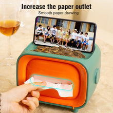 Load image into Gallery viewer, New multifunctional creative cute magnetic plastic tissue box