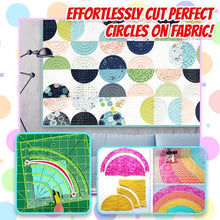 Load image into Gallery viewer, Arcs & Fans Quilt Circle Cutter Ruler