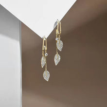 Load image into Gallery viewer, Fringe Leaf Earrings, "Daughter of the sea" Earrings