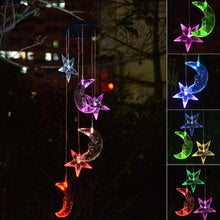 Load image into Gallery viewer, Moon & Stars Solar Light