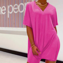 Load image into Gallery viewer, V-neck Batwing Sleeve Top & Short Set