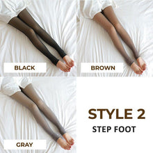 Load image into Gallery viewer, Flawless Legs Fake Translucent Warm Plush Lined Elastic Tights