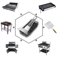 Load image into Gallery viewer, Hirundo Scraper Grill Brush - Stainless Steel