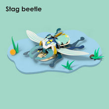 Load image into Gallery viewer, 3D Wooden Insect Puzzles