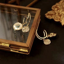 Load image into Gallery viewer, Fringe Leaf Earrings, "Daughter of the sea" Earrings