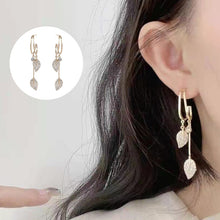 Load image into Gallery viewer, Fringe Leaf Earrings, "Daughter of the sea" Earrings