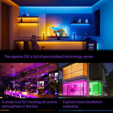 Load image into Gallery viewer, Music Sync Color Changing Strip Lights with Remote and App Control