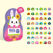 Load image into Gallery viewer, Kids Nail Stickers(520pcs)