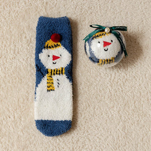 Christmas Gift Box - Cute Plush Socks