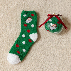 Christmas Gift Box - Cute Plush Socks