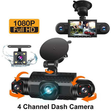 Load image into Gallery viewer, Sakerplus 4 Channel FHD Dash Cam