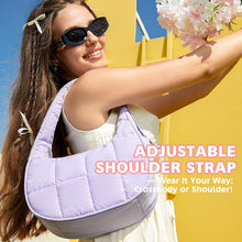 Load image into Gallery viewer, Puffer Crescent Shoulder Bag