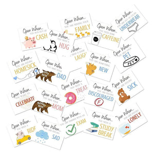 Piggy Envelope Postcard Set