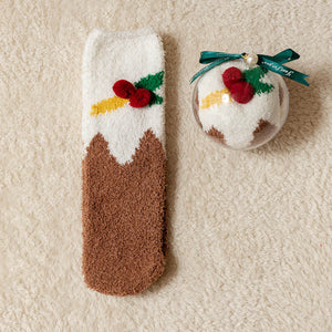 Christmas Gift Box - Cute Plush Socks