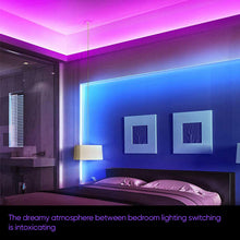 Load image into Gallery viewer, Music Sync Color Changing Strip Lights with Remote and App Control