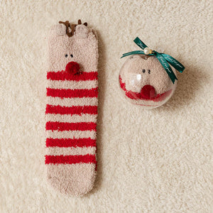 Christmas Gift Box - Cute Plush Socks