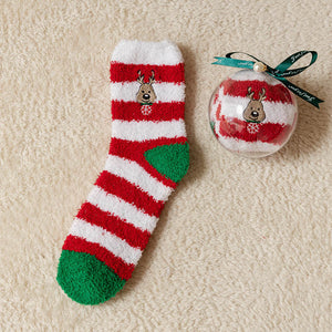 Christmas Gift Box - Cute Plush Socks