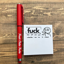Load image into Gallery viewer, 💝2023 CHRISTMAS GIFT - Fresh Outta Fucks Pad and Pen