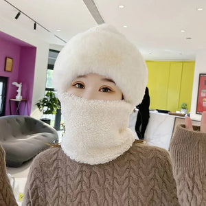 Mask Scarf One Piece Hat