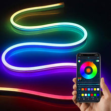 Load image into Gallery viewer, Music Sync Color Changing Strip Lights with Remote and App Control