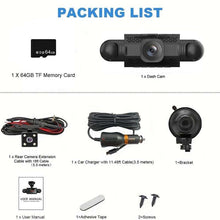 Load image into Gallery viewer, Sakerplus 4 Channel FHD Dash Cam