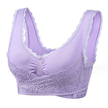 Load image into Gallery viewer, Women&#39;s Wireless Full Coverage Lace Bra