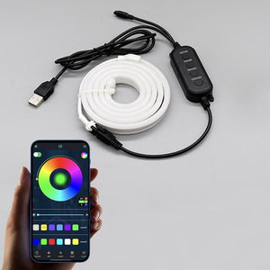 Music Sync Color Changing Strip Lights with Remote and App Control