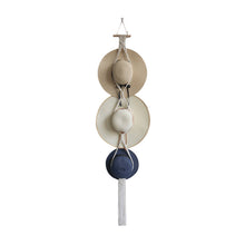 Load image into Gallery viewer, Handmade Linen Decorative Boho Hat Rack For Wall Hanging