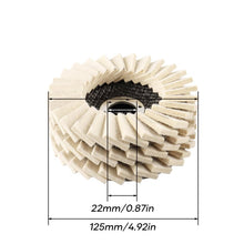 Load image into Gallery viewer, Wool Felt Flap Polishing Disc