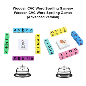 Wooden Crossword Puzzle set