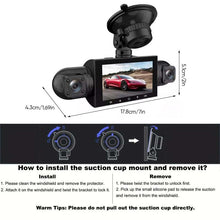 Load image into Gallery viewer, Sakerplus 4 Channel FHD Dash Cam