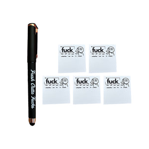 💝2023 CHRISTMAS GIFT - Fresh Outta Fucks Pad and Pen