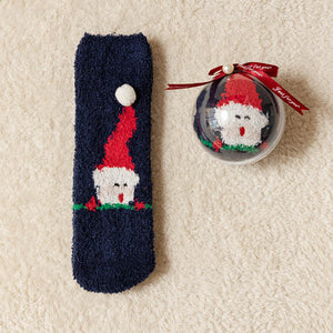 Christmas Gift Box - Cute Plush Socks