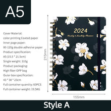 Load image into Gallery viewer, 2024 Personalized Weekly and Monthly Planner