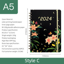 Load image into Gallery viewer, 2024 Personalized Weekly and Monthly Planner