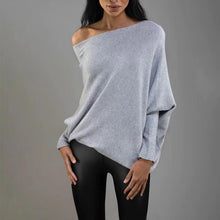 Load image into Gallery viewer, Knitted Shawl Pullover Sweater