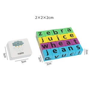 Wooden Crossword Puzzle set