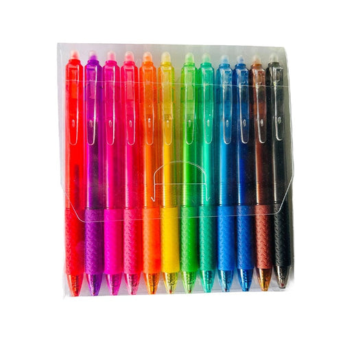✨ Multi-Color Erasable Gel Pens (12 pcs)