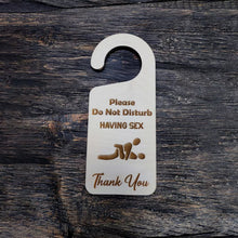 Load image into Gallery viewer, JOKE DO NOT DISTURB ON MY LUNCH BREAK DOOR HANGER