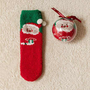 Christmas Gift Box - Cute Plush Socks