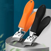 Load image into Gallery viewer, Wide Jaw Opening Anti-Splash Slanted Nail Clipper