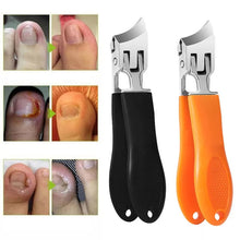 Load image into Gallery viewer, Wide Jaw Opening Anti-Splash Slanted Nail Clipper