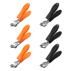 Wide Jaw Opening Anti-Splash Slanted Nail Clipper