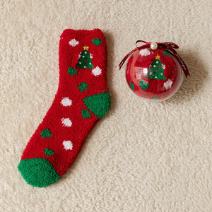 Christmas Gift Box - Cute Plush Socks