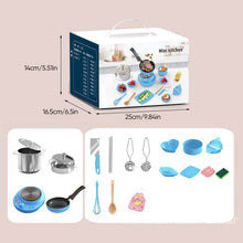 Load image into Gallery viewer, Children&#39;s Real Cooking Mini Kitchen Toys - 22 PCS Set