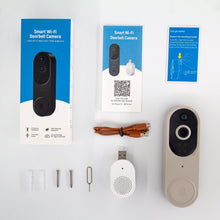 Load image into Gallery viewer, Wireless Smart Doorbell Camera – Outdoor Surveillance with HD Night Vision