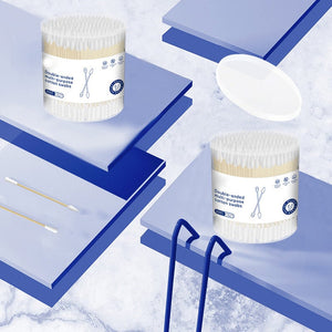 Double-ended cotton swabs