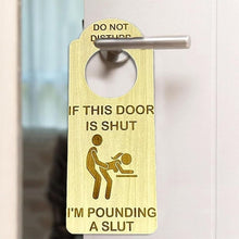 Load image into Gallery viewer, JOKE DO NOT DISTURB ON MY LUNCH BREAK DOOR HANGER